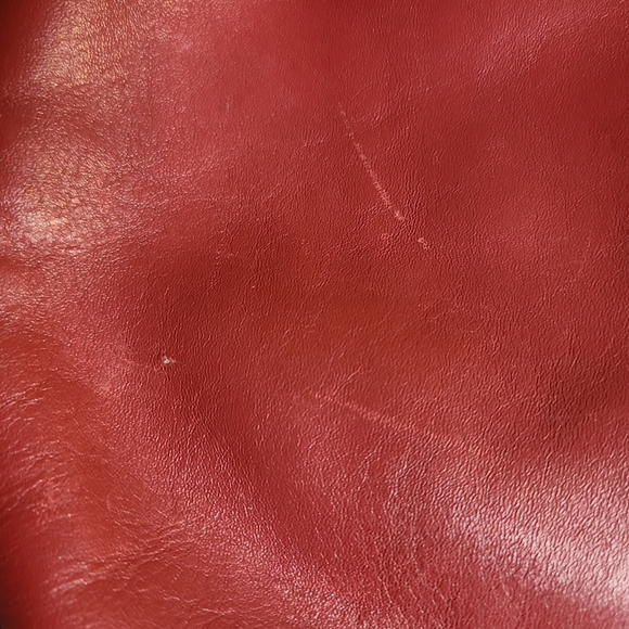 Coach Red Leather Shoulder Bag - Picture 8 of 8